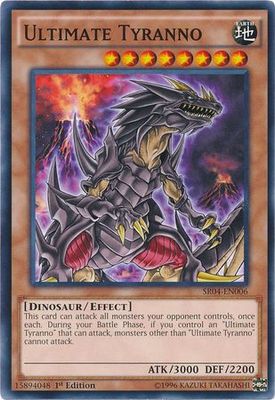 Ultimate Tyranno - SR04-EN006 - Common 1st Edition Structure Deck: Dinosmasher&#39;s Fury 1st Edition Singles