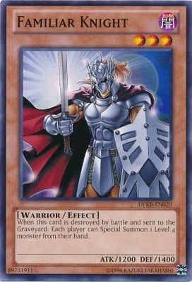 Familiar Knight - DPKB-EN020 - Common Unlimited Duelist Pack: Kaiba Unlimited Singles