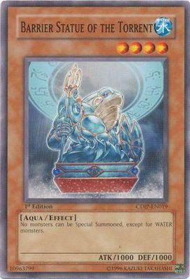 Barrier Statue of the Torrent - CDIP-EN019 - Common 1st Edition Cyberdark Impact [CDIP] 1st Edition Singles