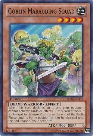 Goblin Marauding Squad - REDU-EN040 - Common 1st Edition Return of the Duelist 1st Edition Singles