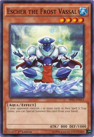 Escher the Frost Vassal - SR01-EN013 - Common 1st Edition Structure Deck: Emperor of Darkness 1st Edition Singles