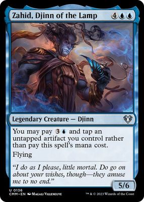 Zahid, Djinn of the Lamp 0136 - Commander Masters (CMM)