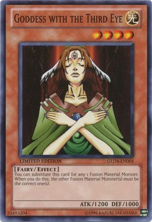 Goddess with the Third Eye - GLD4-EN004 - Common Gold Series 4: Pyramid Edition [GLD4]