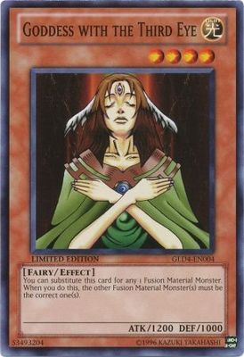 Goddess with the Third Eye - GLD4-EN004 - Common Gold Series 4: Pyramid Edition [GLD4]