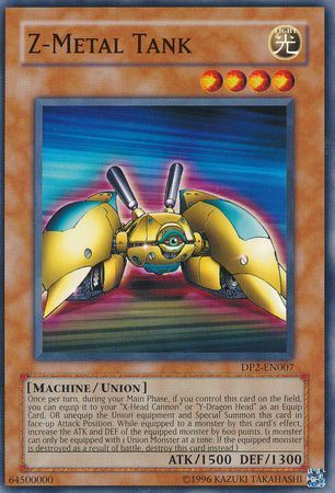 Z-Metal Tank - DP2-EN007 - Common Unlimited Duelist Pack: Chazz Princeton Unlimited Singles