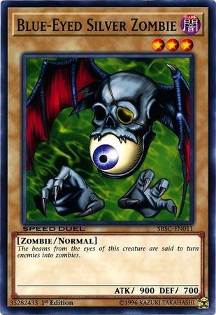 Blue-Eyed Silver Zombie - SBSC-EN011 - Common 1st Edition Speed Duel: Scars of Battle Singles