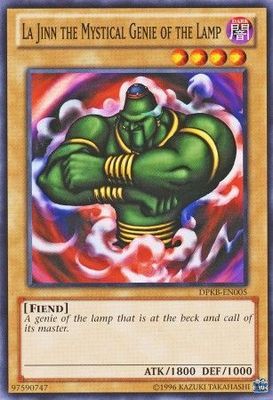 La Jinn the Mystical Genie of the Lamp - DPKB-EN005 - Common Unlimited Duelist Pack: Kaiba Unlimited Singles