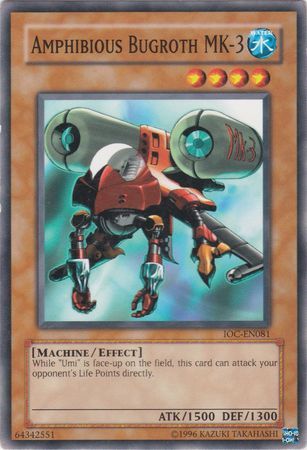 Amphibious Bugroth MK-3 - IOC-EN081 - Common Unlimited Invasion of Chaos [IOC] Unlimited Singles