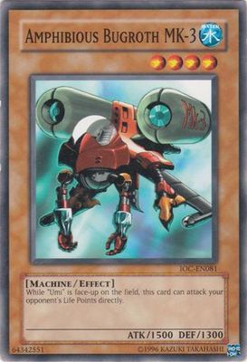 Amphibious Bugroth MK-3 - IOC-EN081 - Common Unlimited Invasion of Chaos [IOC] Unlimited Singles