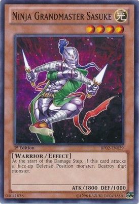 Ninja Grandmaster Sasuke - BP02-EN029 - Common 1st Edition Battle Pack 2: War of the Giants 1st Edition Singles