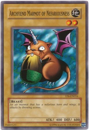 Archfiend Marmot of Nefariousness - TP6-EN016 - Common Tournament Pack: 6th Season TP6