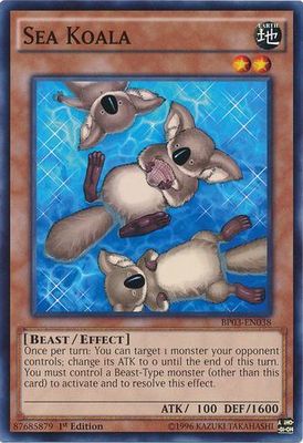 Sea Koala - BP03-EN038 - Common 1st Edition Battle Pack 3: Monster League 1st Edition Singles