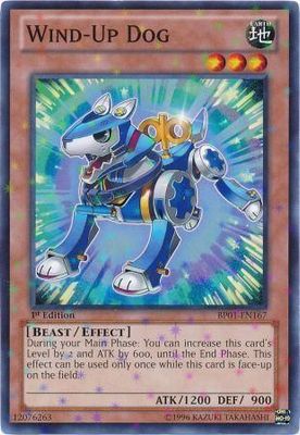 Wind-Up Dog - BP01-EN167 - Starfoil Rare 1st Edition Battle Pack: Epic Dawn 1st Edition Starfoil Singles