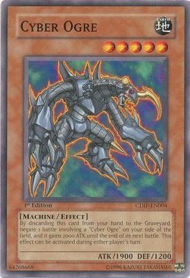 Cyber Ogre - CDIP-EN004 - Common 1st Edition Cyberdark Impact [CDIP] 1st Edition Singles