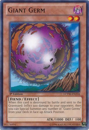 Giant Germ - LCYW-EN234 - Common 1st Edition Legendary Collection 3: Yugi&#39;s World 1st Edition Singles
