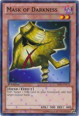 Mask of Darkness - BP01-EN172 - Starfoil Rare 1st Edition Battle Pack: Epic Dawn 1st Edition Starfoil Singles