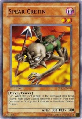 Spear Cretin - SDRL-EN005 - Common 1st Edition Structure Deck: Rise of the Dragon Lord 1st Edition Singles