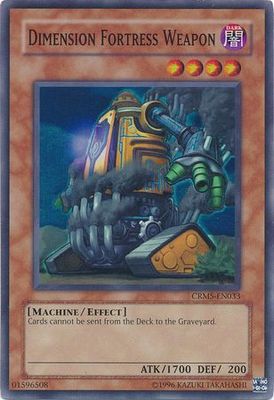 Dimension Fortress Weapon - CRMS-EN033 - Super Rare Unlimited Crimson Crisis [CRMS] Unlimited Singles