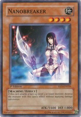 Nanobreaker - EEN-EN018 - Common 1st Edition Elemental Energy [EEN] 1st Edition Singles