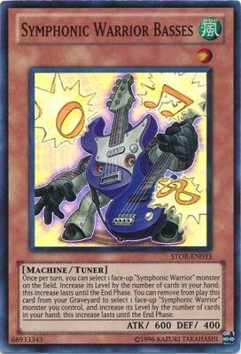 Symphonic Warrior Basses - STOR-EN033 - Super Rare Unlimited Storm of Ragnarok Unlimited Singles