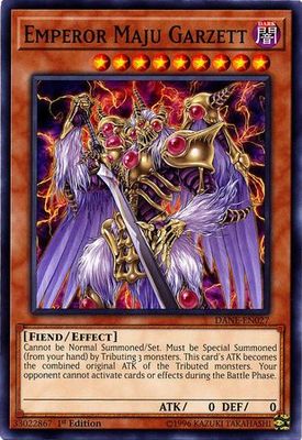 Emperor Maju Garzett - DANE-EN027 - Common 1st Edition Dark Neostorm 1st Edition Singles
