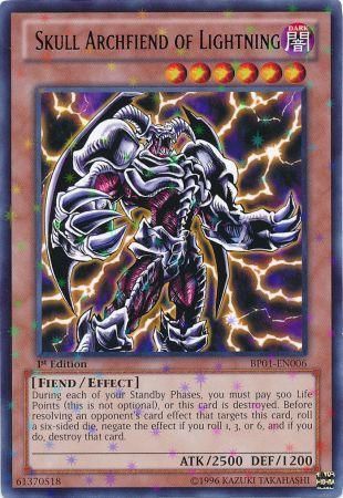 Skull Archfiend of Lightning - BP01-EN006 - Starfoil Rare 1st Edition Battle Pack: Epic Dawn 1st Edition Starfoil Singles (espanol)