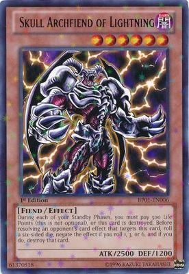Skull Archfiend of Lightning - BP01-EN006 - Starfoil Rare 1st Edition Battle Pack: Epic Dawn 1st Edition Starfoil Singles (espanol)