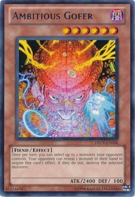 Ambitious Gofer - DREV-EN036 - Rare Unlimited Duelist Revolution Unlimited Singles