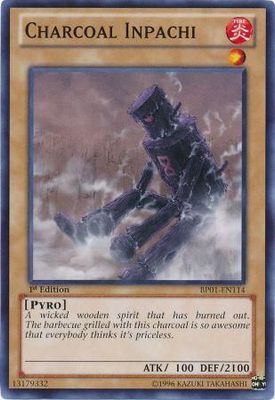 Charcoal Inpachi - BP01-EN114 - Common 1st Edition Battle Pack: Epic Dawn 1st Edition Singles