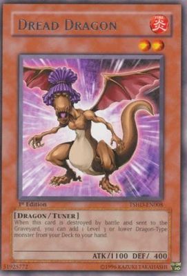 Dread Dragon - TSHD-EN008 - Rare 1st Edition The Shining Darkness [TSHD] 1st Edition Singles