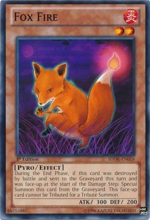 Fox Fire - SDOK-EN018 - Common 1st Edition Structure Deck: Onslaught of the Fire Kings [SDOK]