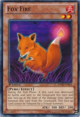 Fox Fire - SDOK-EN018 - Common 1st Edition Structure Deck: Onslaught of the Fire Kings [SDOK]
