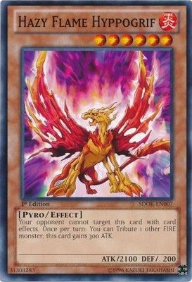 Hazy Flame Hyppogrif - SDOK-EN007 - Common 1st Edition Structure Deck: Onslaught of the Fire Kings [SDOK]