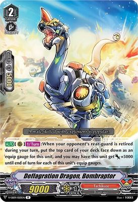 Deflagration Dragon, Bombraptor - V-EB09: The Raging Tactics (V-EB09) V-EB09: The Raging Tactics