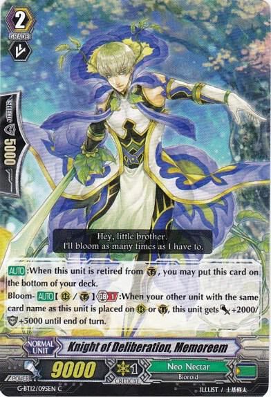 Knight of Deliberation, Memoreem - G-BT12: Dragon King&#39;s Awakening (G-BT12) G-BT12: Dragon King&#39;s Awakening