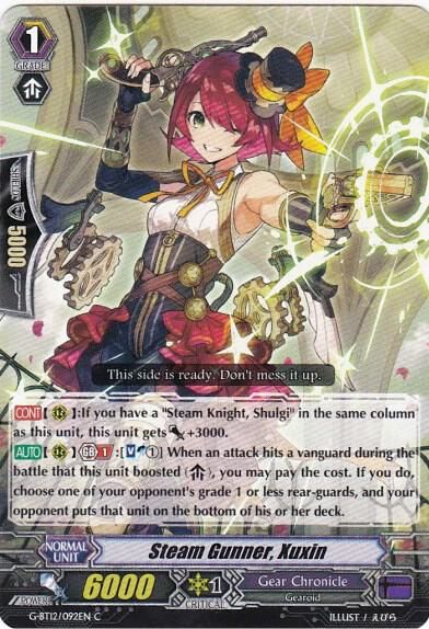 Steam Gunner, Xuxin - G-BT12: Dragon King&#39;s Awakening (G-BT12) G-BT12: Dragon King&#39;s Awakening