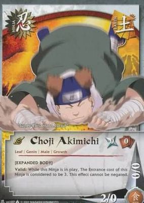 Choji Akimichi - us107 - Common Naruto: Lineage of the Legends