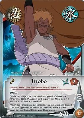 Jirobo - N-281 - Rare Naruto: Battle of Destiny