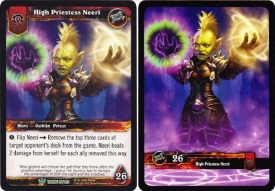High Priestess Neeri - Epic Box Foil - Throne 15/263 World of Warcraft Promo Singles
