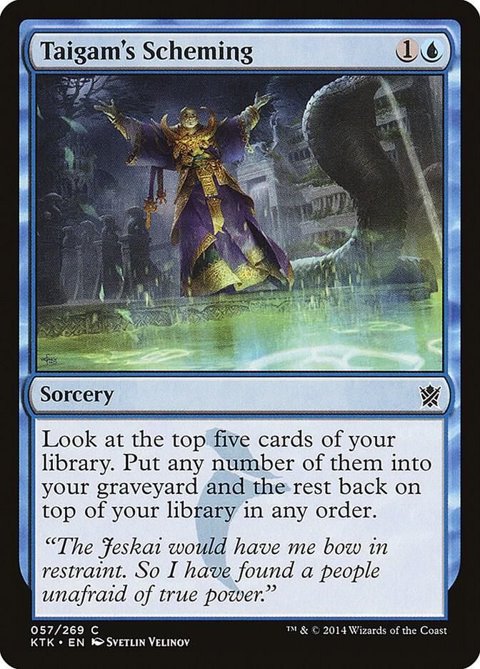 Taigam&#39;s Scheming 057/269 - Khans of Tarkir (KTK) (Español)