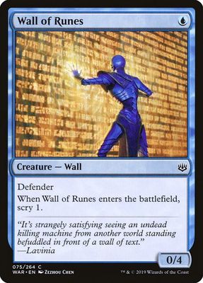 Wall of Runes 075/264 - War of the Spark (WAR)