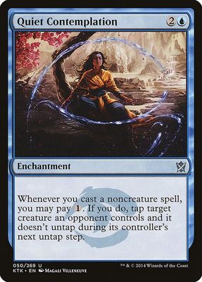 Quiet Contemplation 050/269 - Khans of Tarkir (KTK) (Español)