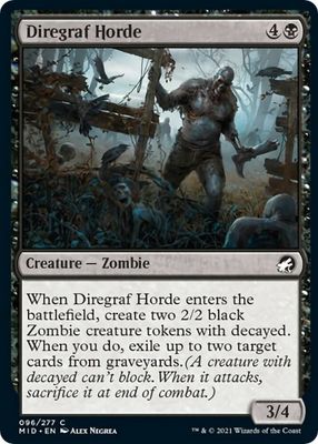 Diregraf Horde 096/277 - Innistrad: Midnight Hunt (MID) (Español)