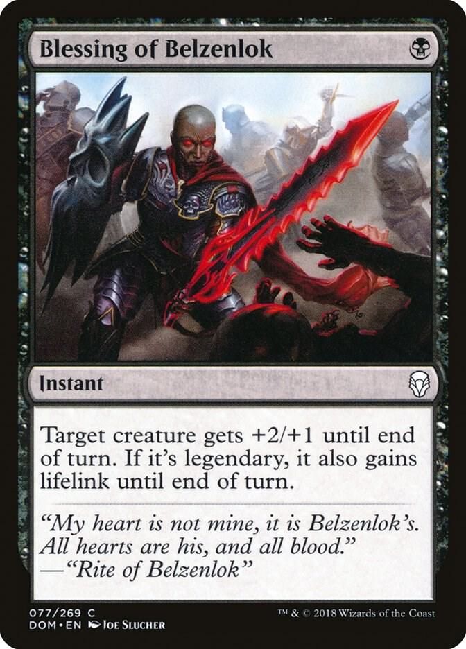Blessing of Belzenlok 077/269 - Dominaria (DOM) (Español)