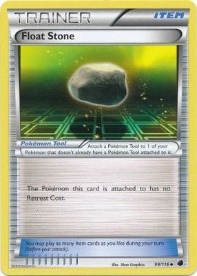 Float Stone - 99/116 - Uncommon Black &amp; White 9: Plasma Freeze Singles