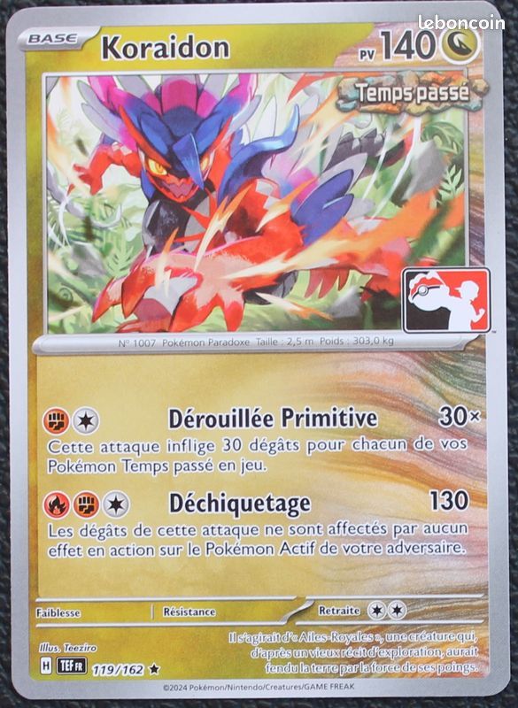 Koraidon 119/162 - EV05 Pokémon Fuerzas Temporales  (Español)  League