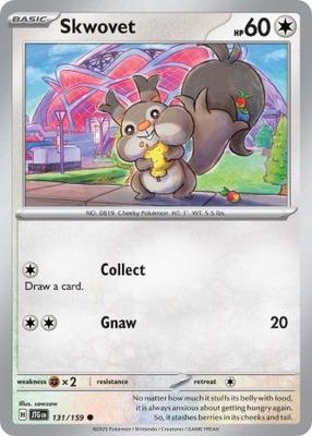 Skwovet - 131/159 - Common Scarlet &amp; Violet: Journey Together Singles