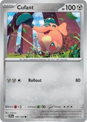 Cufant - 109/159 - Common Scarlet &amp; Violet: Journey Together Singles