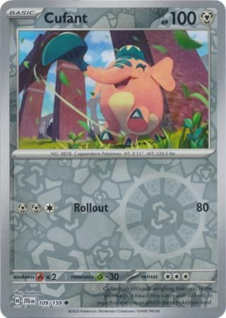 Cufant - 109/159 - Common Reverse Holo Scarlet &amp; Violet: Journey Together Reverse Holo Singles