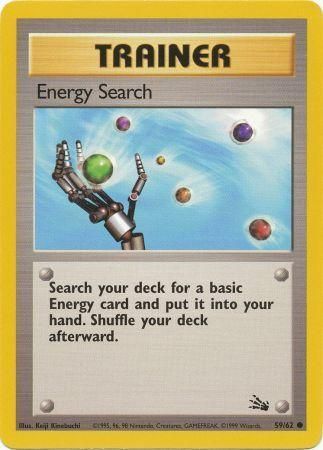 Energy Search - 59/62 - Common Unlimited Fossil Unlimited Singles